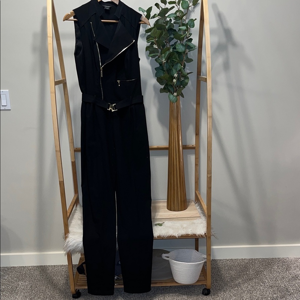 Marciano Black Zippered Jumpsuit